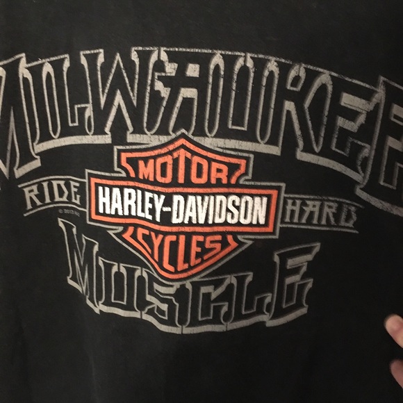 T-shirt Milwaukee Bike Rally 110th Anniversary 2013 - Taille XL, Gris, Occasion Très Bon état